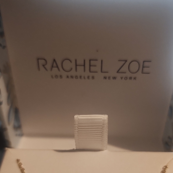 Rachel Zoe Gold Plated Heart Necklace Sterling Silver - Picture 2 of 4